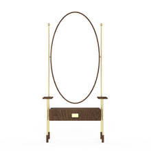 Load image into Gallery viewer, wooden dresser with mirror